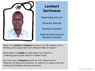 Enhancing production, quality and consumption of milk for income and improved nutrition in Rwanda (January 2017−September 2020)