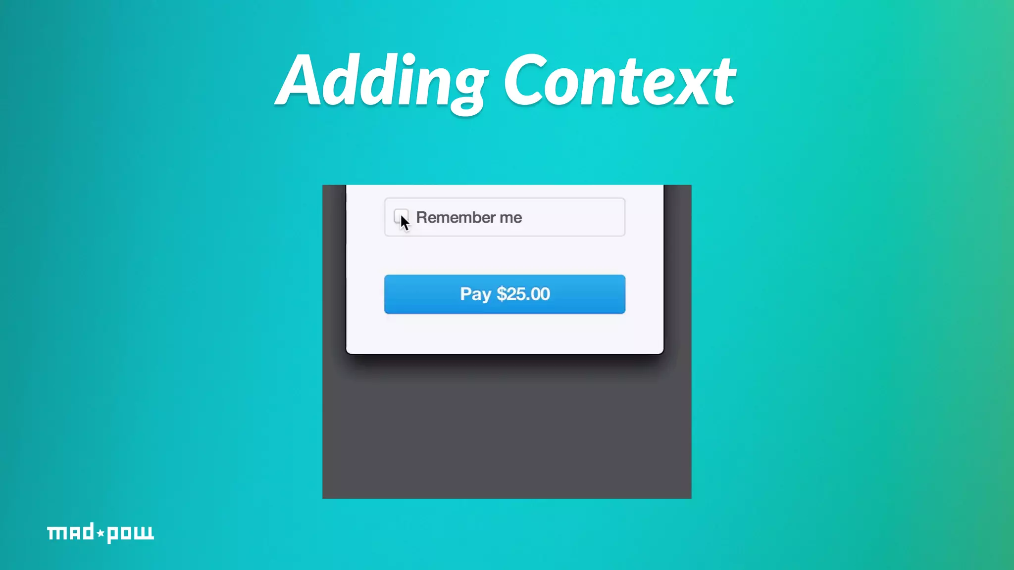 Adding Context 
 