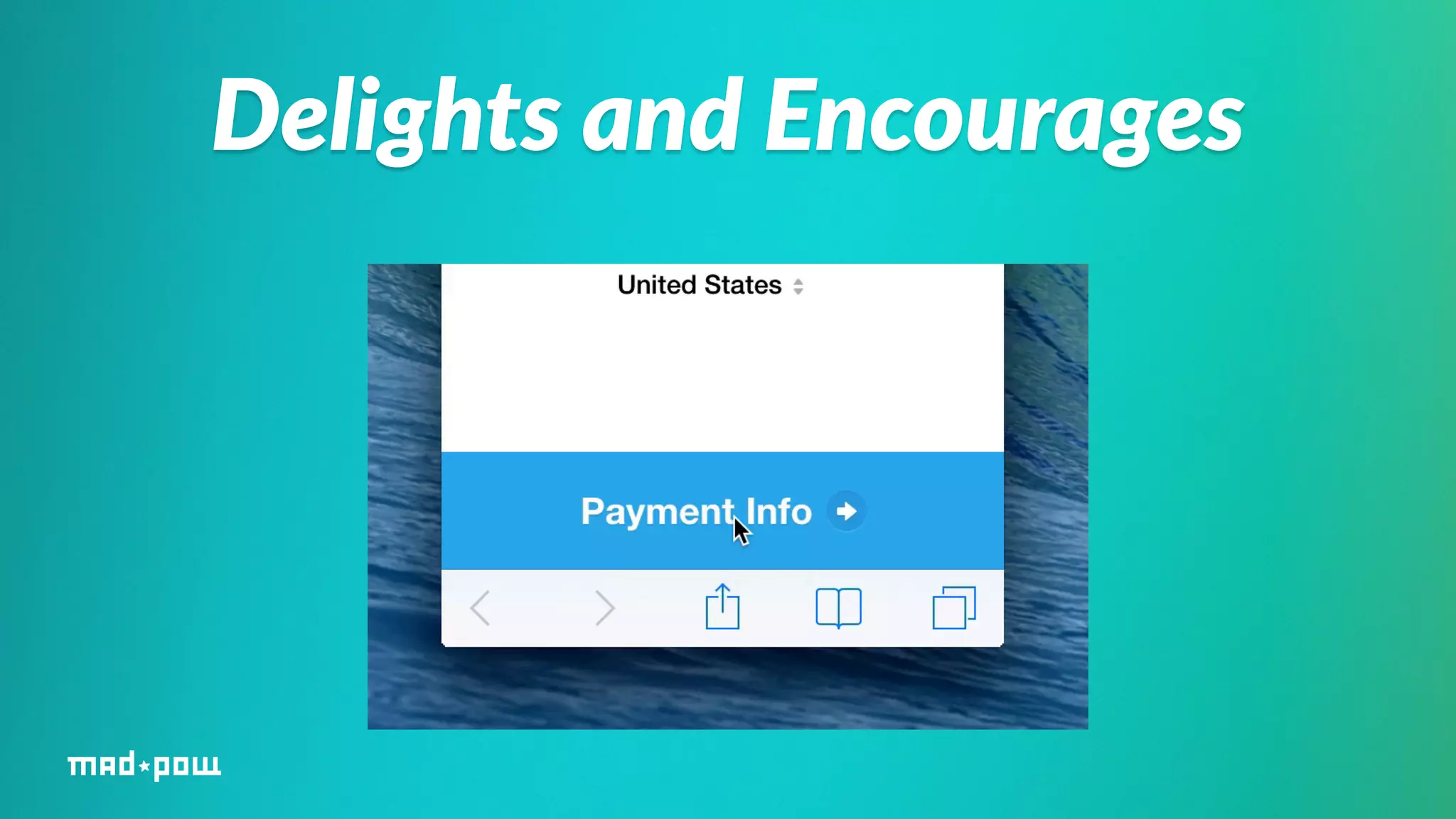 Delights and Encourages 
 