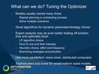 Solving Large Scale Optimization Problems using CPLEX Optimization ...