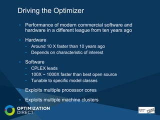 Solving Large Scale Optimization Problems using CPLEX Optimization ...