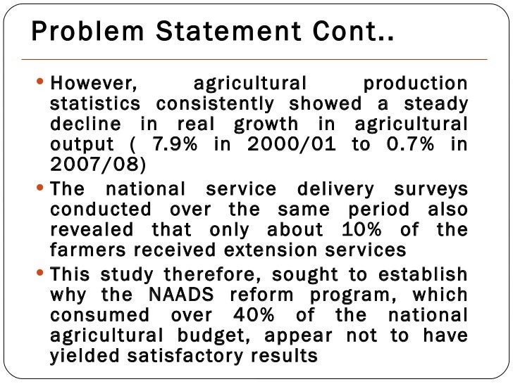The challenge of reforming national agricultural extension systems in…