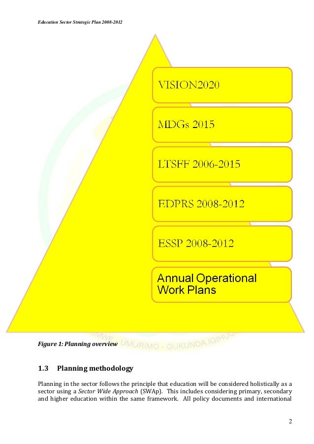 education sector strategic plan