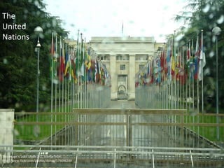 The
United
Nations
This image is used under a CC license from:
http://www.flickr.com/photos/dishag/579096289
/
 