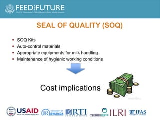 Enhancing milk quality and consumption for improved income and nutrition in Rwanda: January 2017 – December 2019