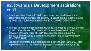 Rwanda's financing strategy final | PPTX