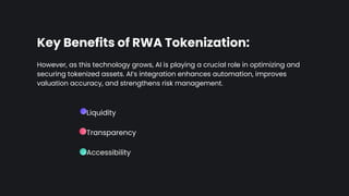 RWA Tokenization & AI The Future of Asset Ownership | PDF