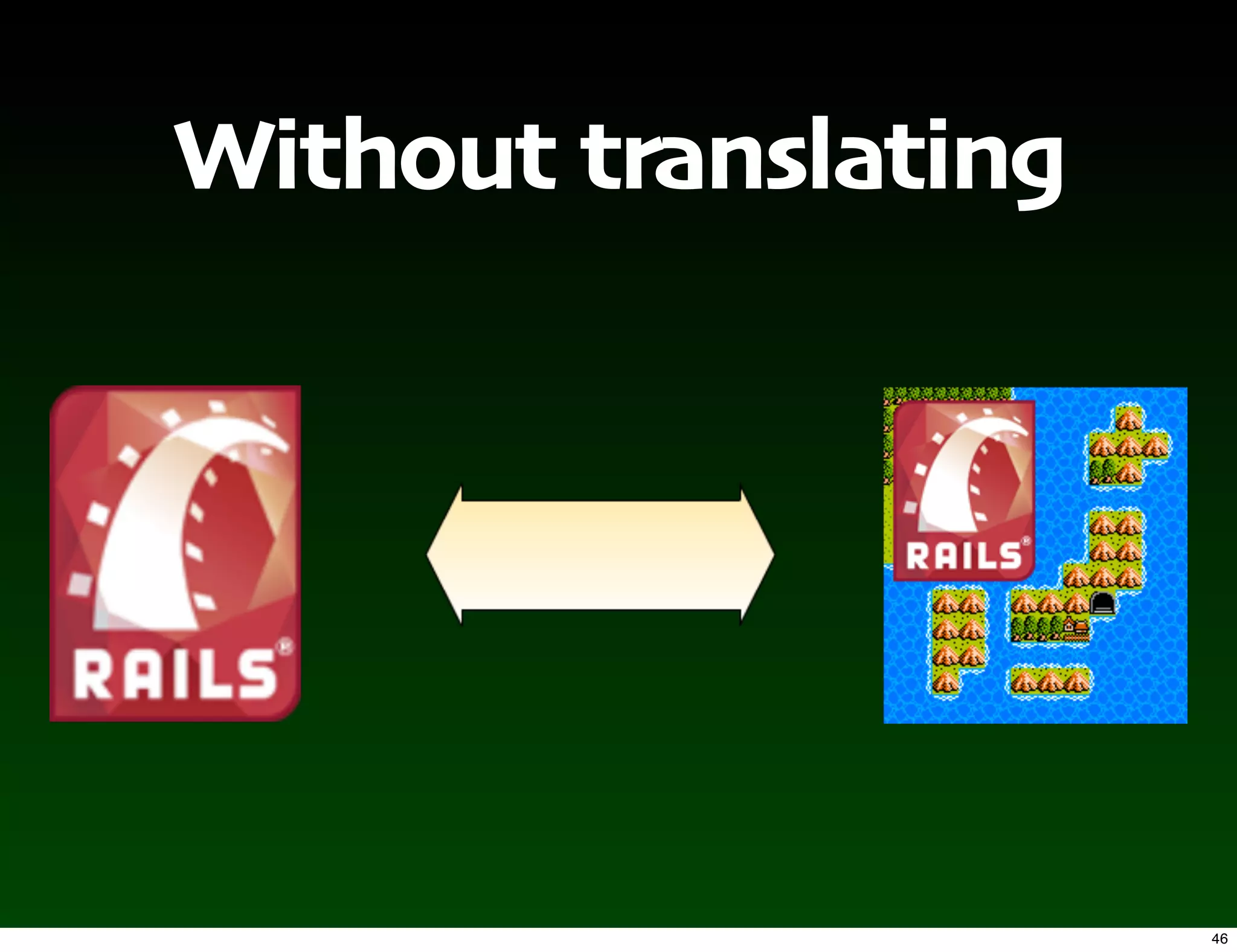 Without translating




                      46
 