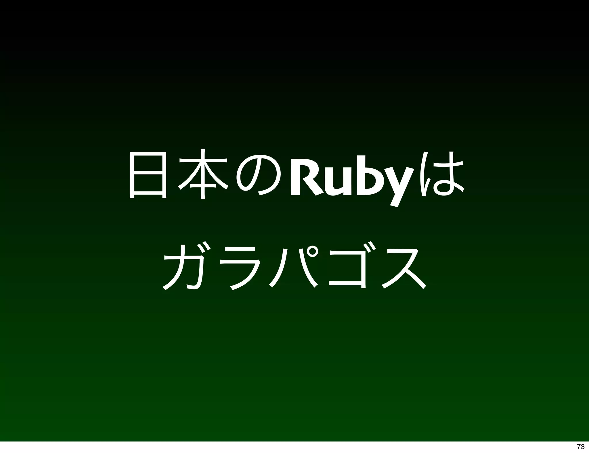 Ruby



       73
 