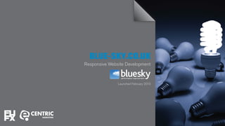 BLUE-SKY.CO.UK
Responsive Website Development

Launched February 2013

 