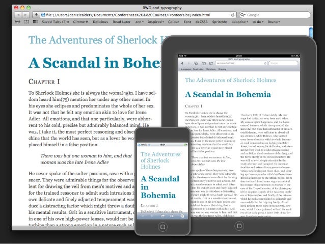responsive web design typography responsive text size