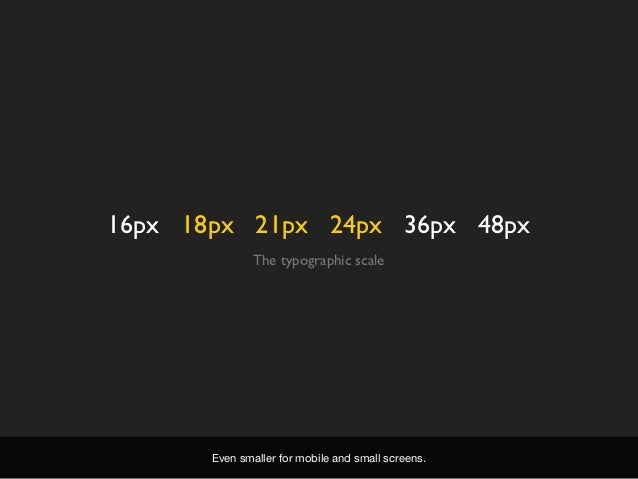 responsive web design typography responsive text size