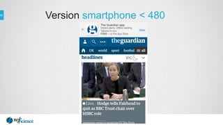 Version smartphone < 480
 