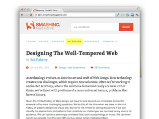 The keywords were carefully
                          chosen and tested.
Navigation changes: we     We kned that it would take too
used t wo markups: one    much space, but we decided to test
with select, another      it and it performed fairly well.
with a nested unordered
list. and switches them   We’ve developed a toggle menu here
on and off with CSS.      as well, it is currently in the queue
                          for testing. We had drop-down...
                          initially here...
 