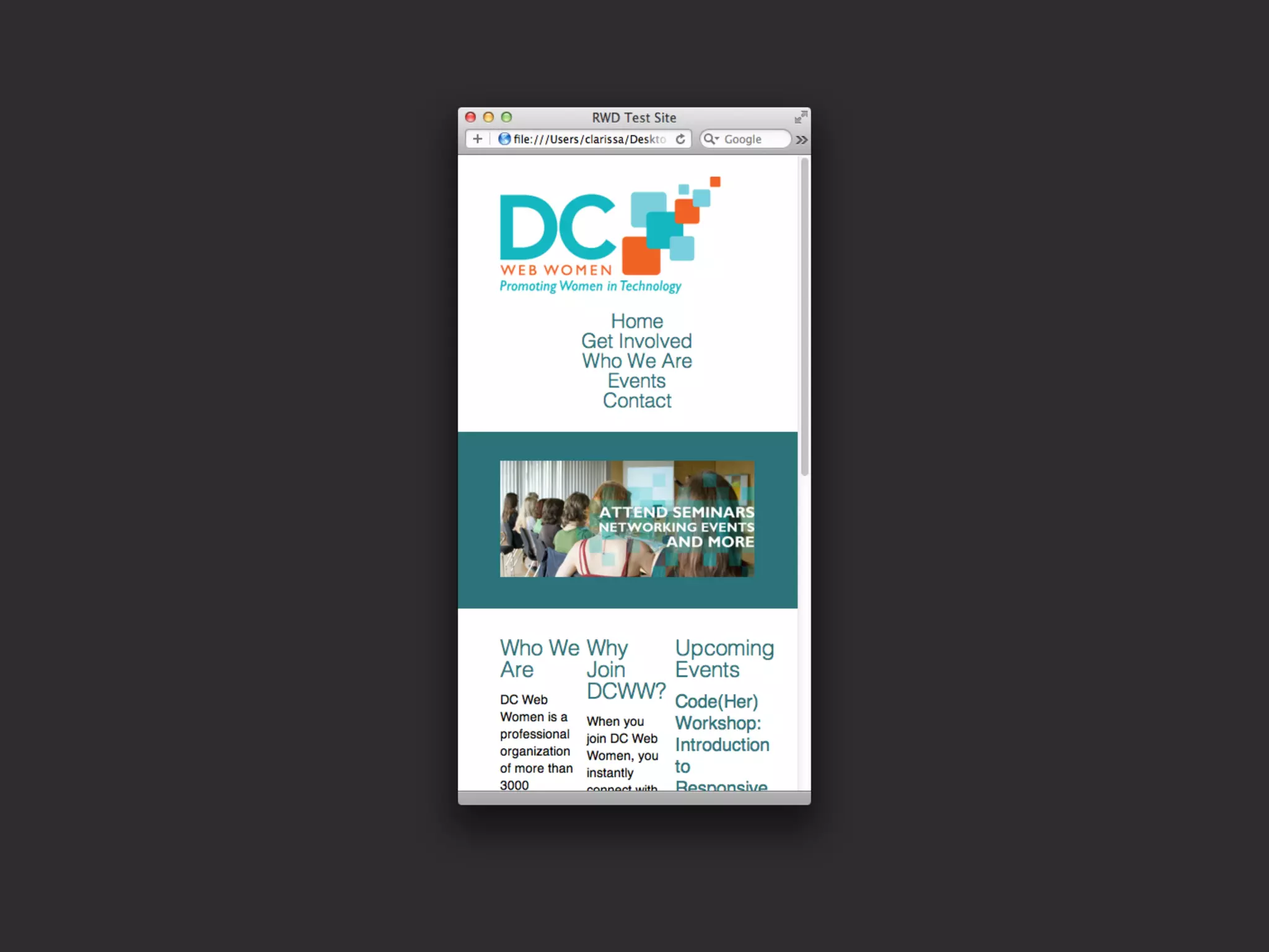 @media screen and (max-width: 500px) {
! .nav li {
! ! display: block;
! ! margin-left: 0em;
! ! padding-bottom: 5px;
! }
}



Example 7 on style.css
 