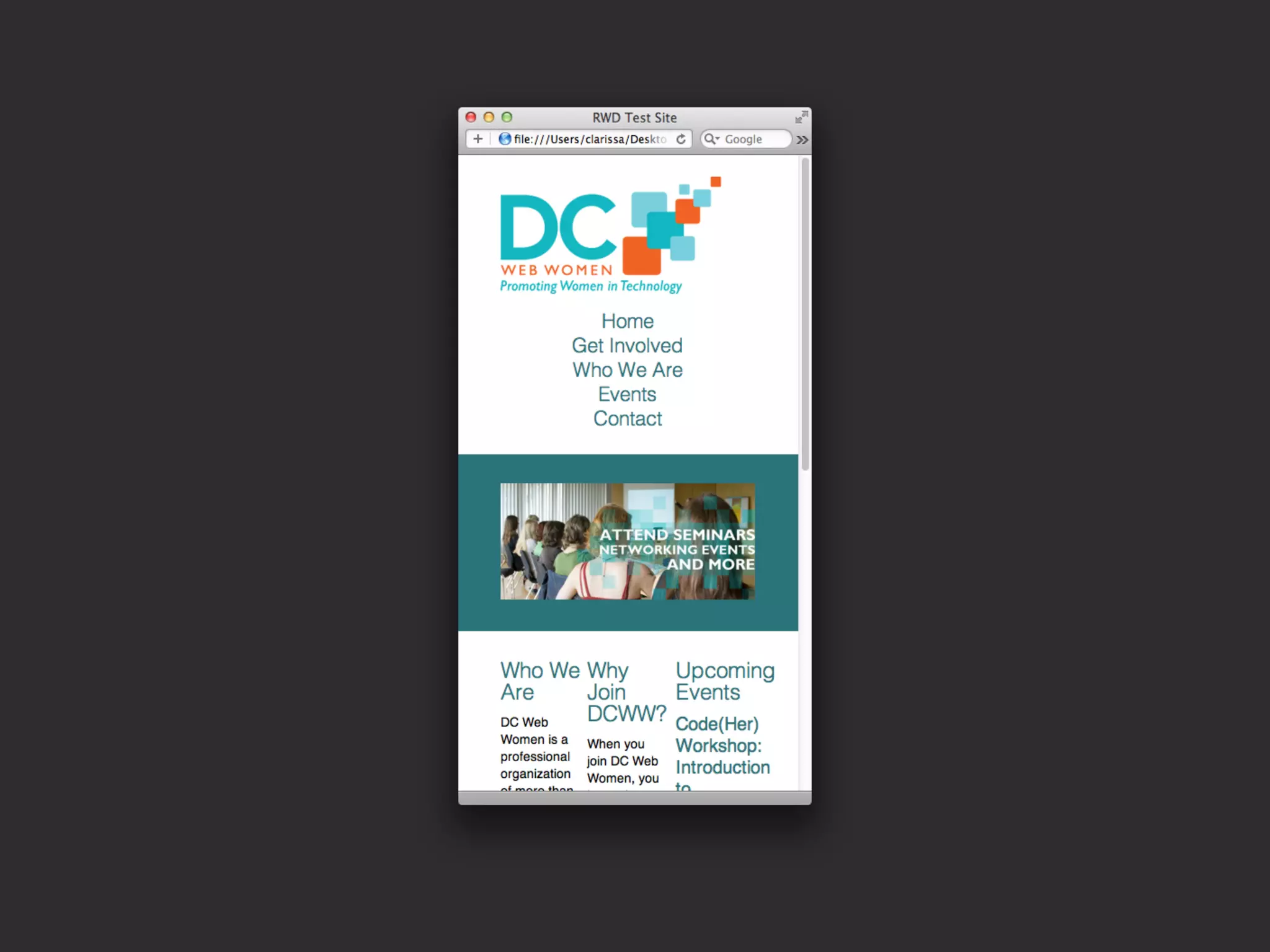 @media screen and (max-width: 500px) {

! ...

!   .logo {
!   ! float: none;
!   ! text-align: center;
!   }
}


Example 7 on style.css
 