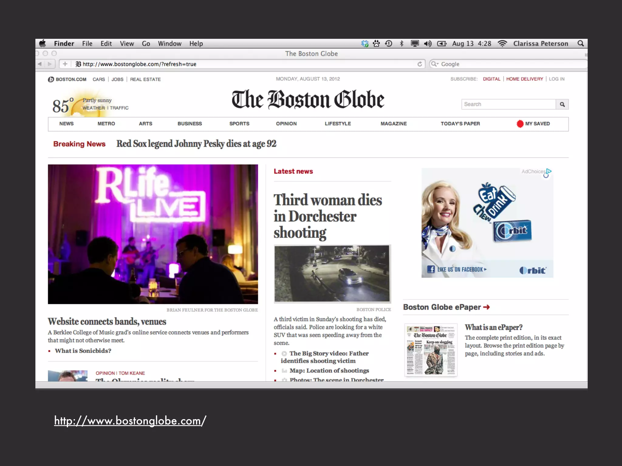 http://www.bostonglobe.com/
 
