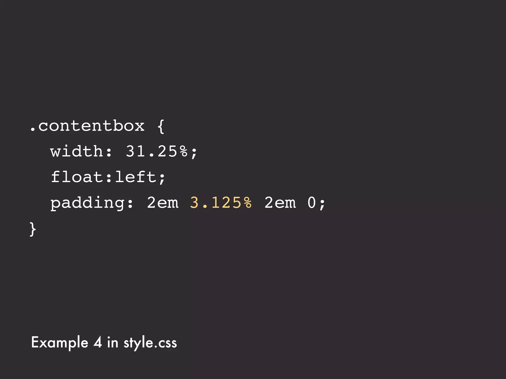 <div id="footercontent">
  ...
</div>




Example 5 in style.css
 