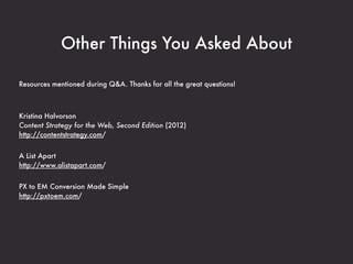 Not RWD

DC Web Women
A professional organization of more than 3000 members located in the Washington, DC, area.
Members are professional women, students and enthusiasts who specialize in web-related ﬁelds.
http://www.dcwebwomen.org/


We Are All Awesome
Be a role model: why there should be more female speakers at tech conferences. Resources on
creating presentations, getting ideas, writing proposals, and ﬁnding conferences with open CFPs.
http://weareallaweso.me/
 