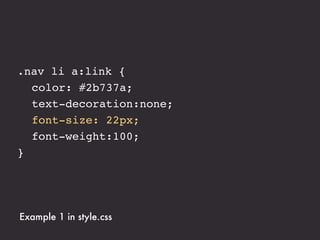 target ÷ context = result
22px ÷ 16px = 1.375em
 