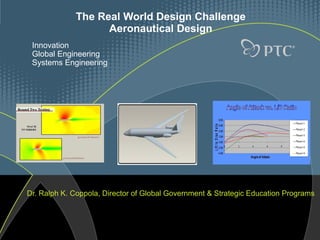 The Real World Design Challenge Aeronautical Design Dr. Ralph K. Coppola, Director of Global Government & Strategic Education Programs Innovation  Global Engineering  Systems Engineering 