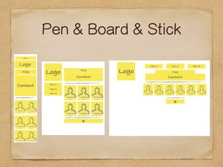 Pen & Board & Stick 
 