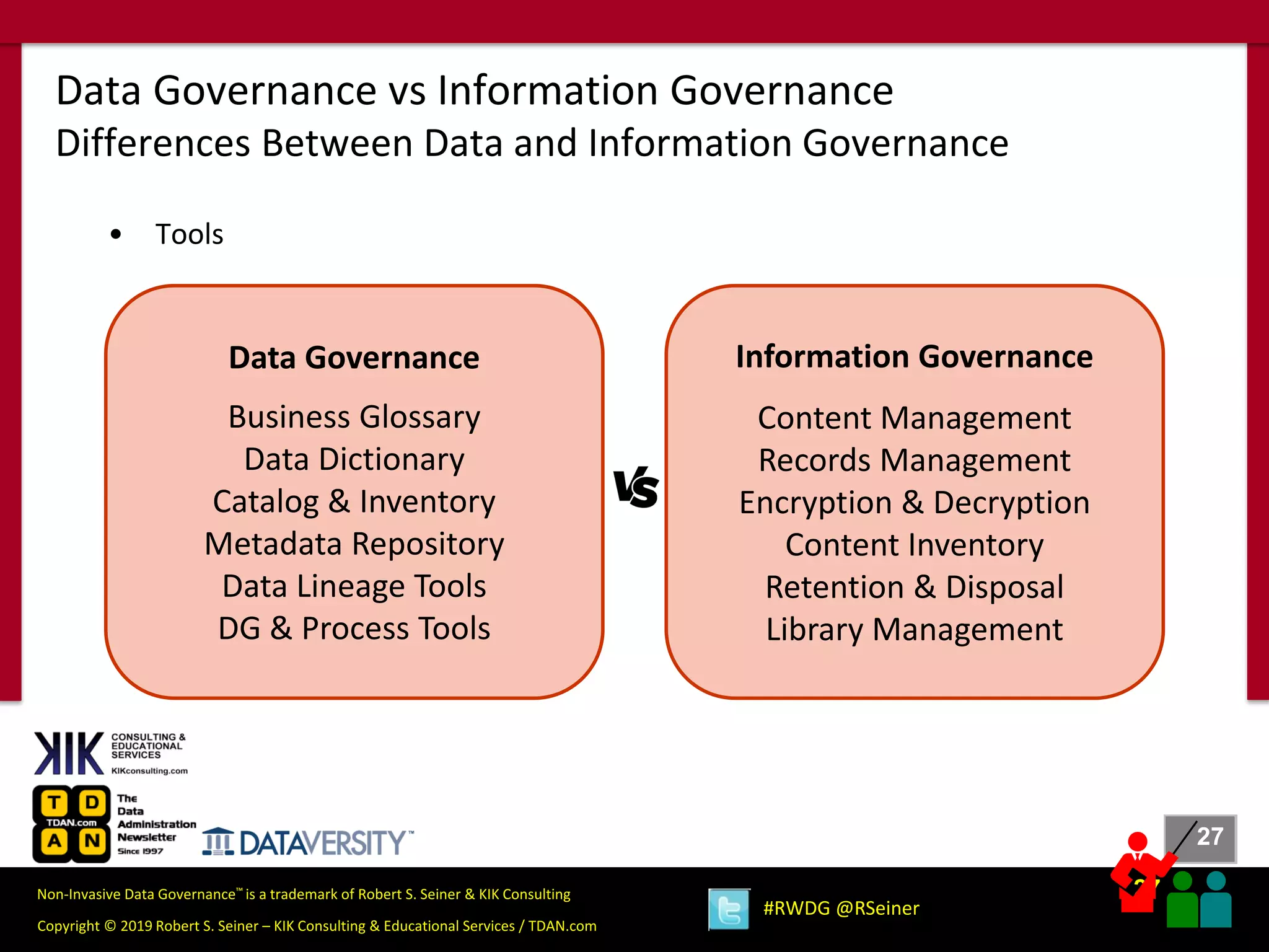 RWDG Slides Data Governance versus Information Governance PDF