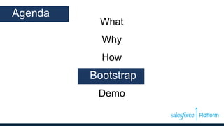 What
Why
How
Bootstrap
Demo
Agenda
Bootstrap
 