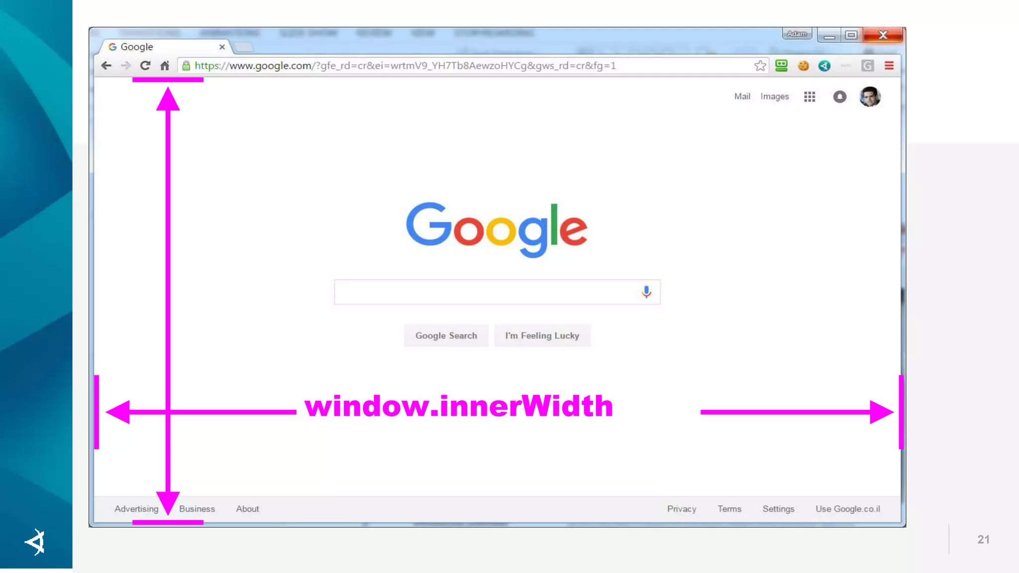 21 window.innerWidth 