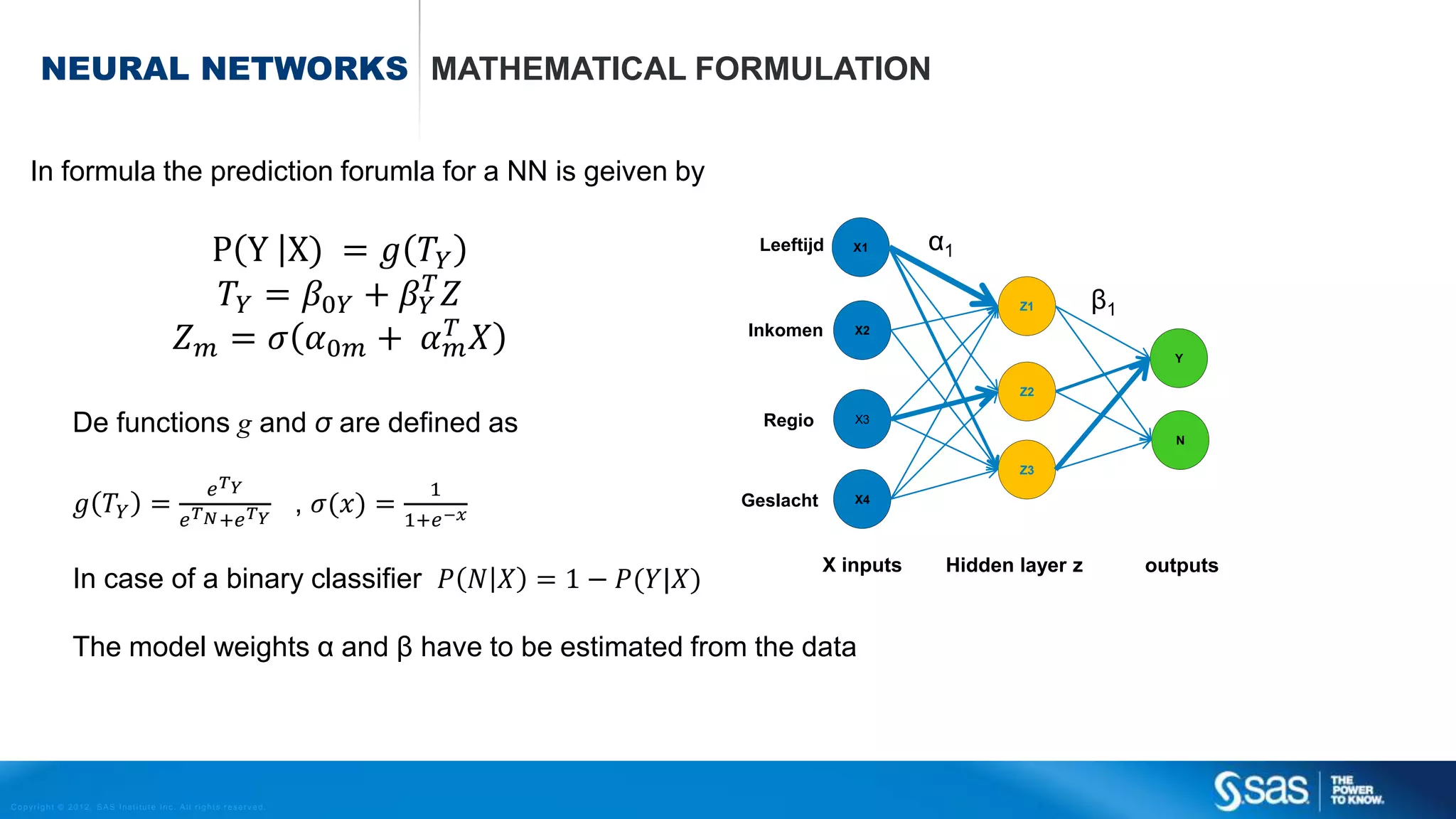 Copyright © 2012, SAS Institute Inc. All rights reserv ed.
Comparing different nearest neighbours in SAS Enterprise Miner
 