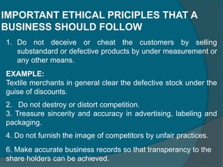    3.DEFORESTATION: The results of deforestation for industrialization and urbanization are vulnerable. It is resulting in destruction of wild life, increase in price of wood, air production etc.4.HABITAT: The people who are living in forests and remote areas love their shelter and livelihood in the vent of industrialization.    5.HEALTH: The business users must be conscious about the health of the society and behave responsibility for their health.