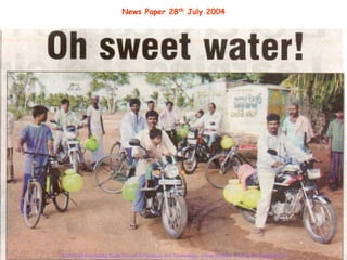 News Paper 28th July 2004




RWH Cell, Karnataka State Council for Science and Technology, Indian Institute of Science, Bangalore-12
 