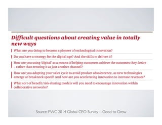 Source: PWC 2014 Global CEO Survey – Good to Grow 
 