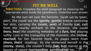 Spell Paragraph RW_LESSON 2_THE WRITING PROCESS.pptx WITH GRAPHIC ORGANIZERS | PPTX