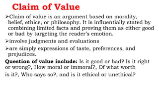 Reading and Writing LESSON 3:CLAIMS.pptx