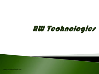 RW Technologies www.radianceinfotech.com 