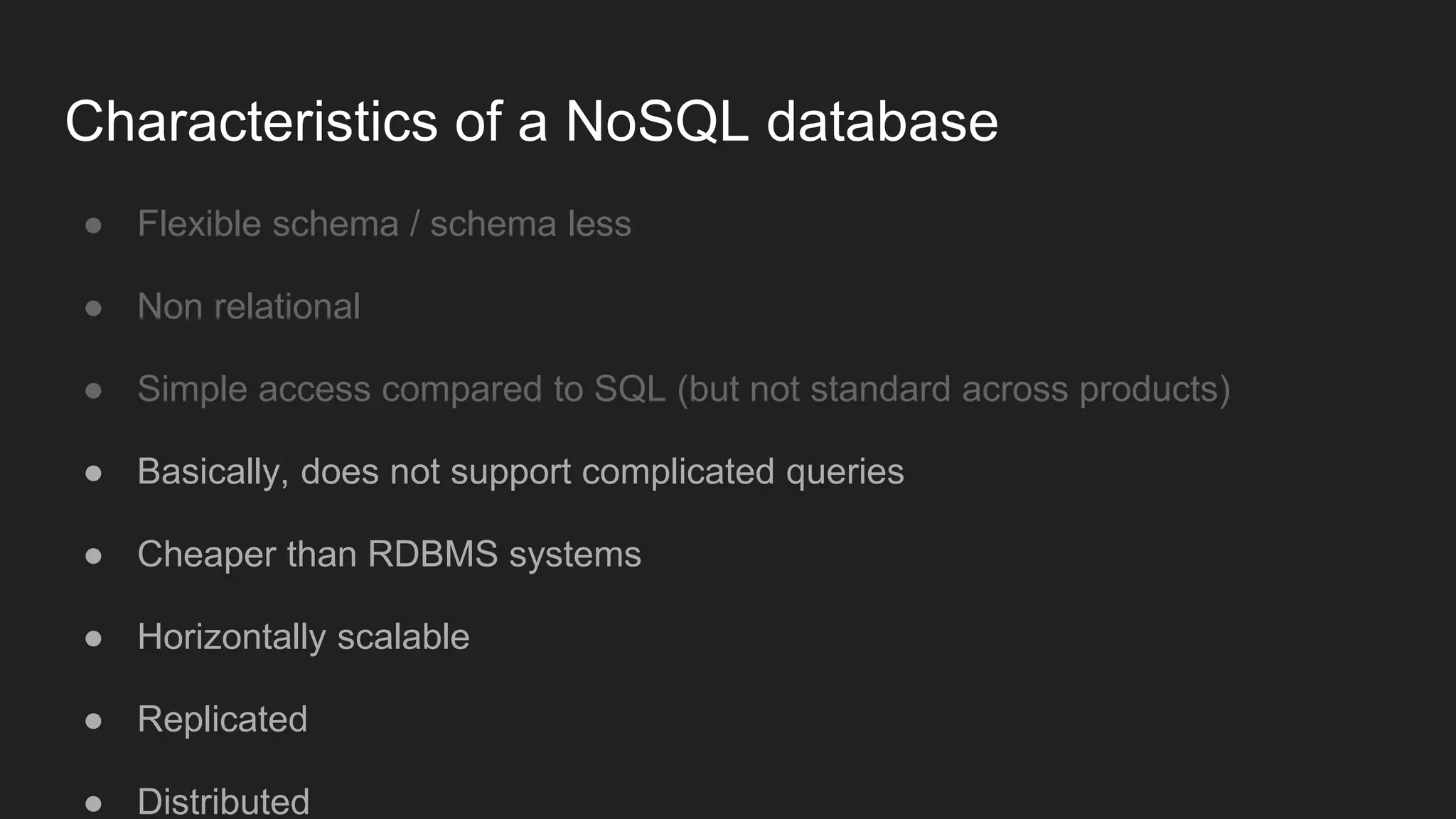 NoSQL databases | PPT