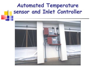 Automated Temperature
sensor and Inlet Controller
 