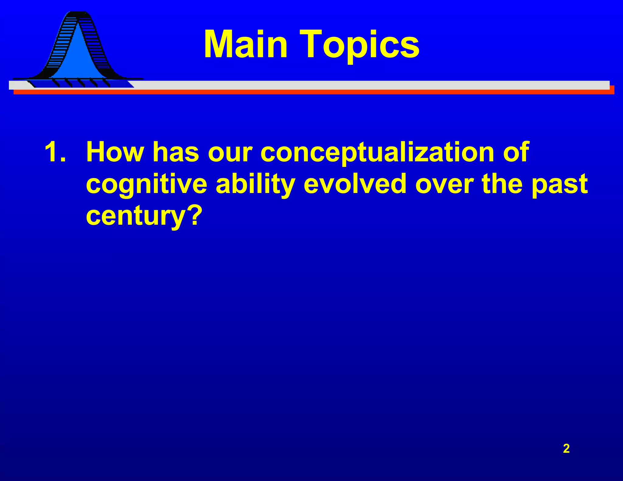 Dr. Woocock's Evolution of Cognitive Assessments | PPT