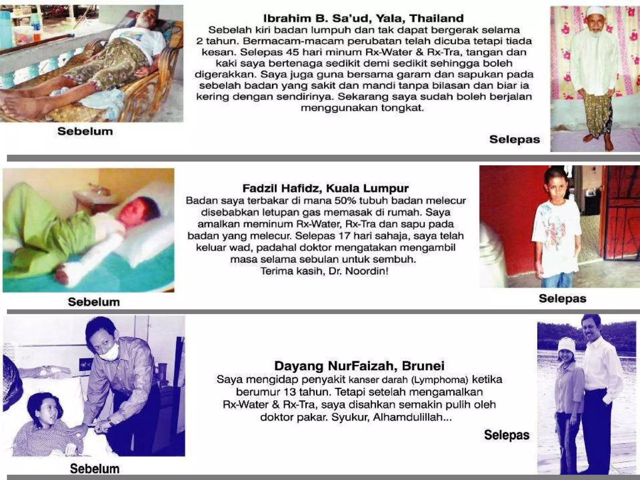 Another Testimonies From Rx-Water Therapy   