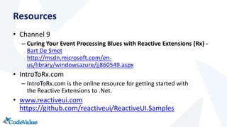 Introduction to Reactive Extensions (Rx) | PPT
