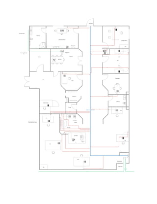 Phone
Storage
TV
PBX
Category 6 Bundled Cable
D01
D13
D17
D16
D18
D02
D03
D04
D05
D06
D07
D08
D09
D10
D11
D12
D14
D15
Files
Mechanical Area
PR1
PR2
PR3
Network Rack
PR4
PR5
Bathroom
Worktable
Printers
Welcome Desk
Storage
Coat room
Guest
Entry
Confrence
Breakroom/Kitchen
Bathroom
Managers Office
Files
HR1
HR/Manager
Fire Escape
Checks/Reports
Big Printer
Fax
Pitney Bowes
Printer
Mechanical/Verison
DSL
Plumbing Chase
Big Monitor
Wireless Router
Fax
USLEC T3
Gigapath
T3
Cable Closet
 