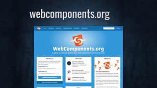 webcomponents.org
 