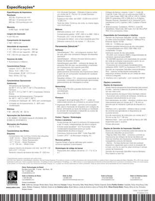 Zebra Technologies do Brasil
Rua Bela Cintra, 904 - 7º andar - São Paulo – SP
Tel: 11 3138 1466
contato@zebra.com
Sede na América do Norte
+1 847 955 2283
inquiry4@zebra.com
Sede na Ásia
+65 6858 0722
apacchannelmarketing@ zebra.com
Sede na Europa
+44 (0)1628 556000
mseurope@zebra.com
Sede na América Latina
+1 847 955 2283
inquiry4@zebra.com
 