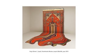 Faig Ahmed - Liquid, Handmade Woolen carpet 200x290, year 2014
 
