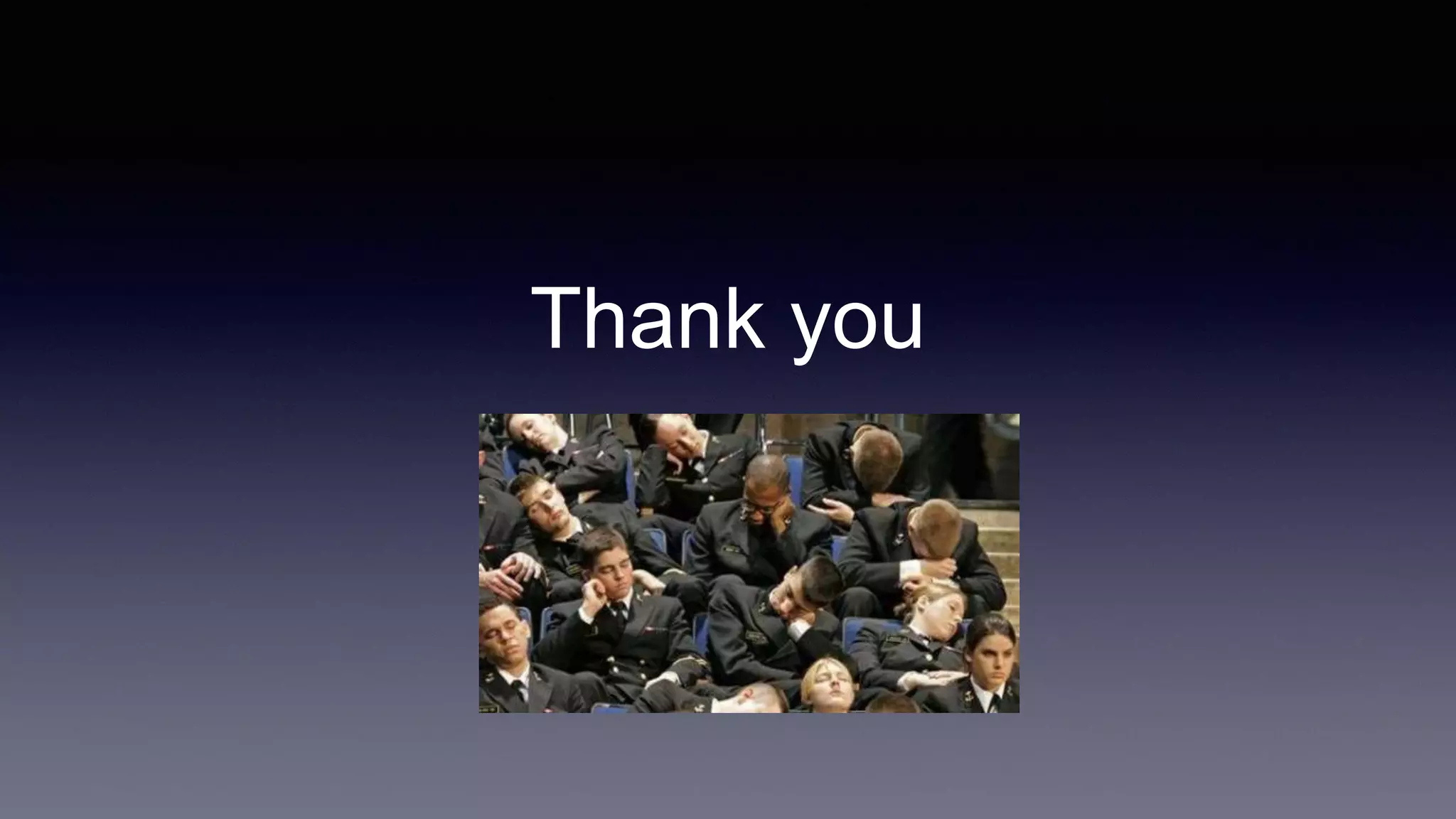 Thank you
 