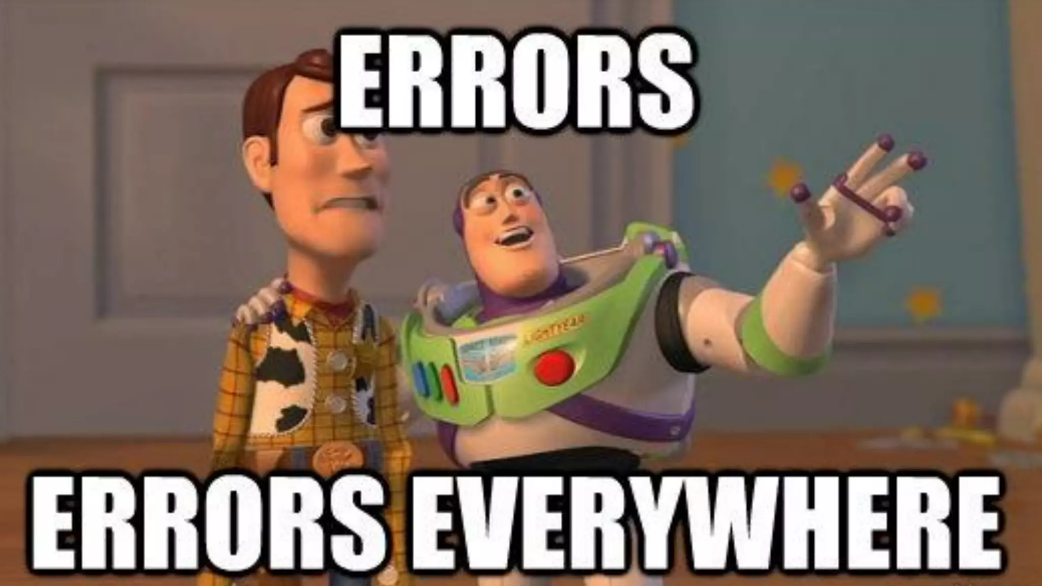 ERROR HANDLING
 