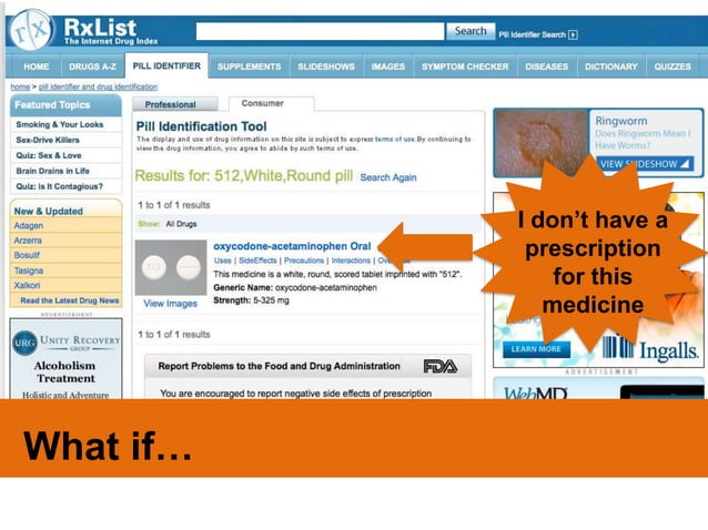 RXLIST PILL IDENTIFICATION TOOL visual data 8