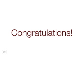 Congratulations!
Cloud
Front
 