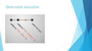 Observable execution
 
